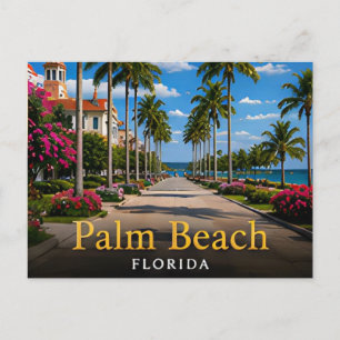 Palm Beach Florida Atlantikküste & Insel Landsca Postkarte