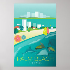 Palm Beach, Florida Druck Poster