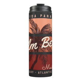 Palm Beach Florida Paradise Thermosbecher