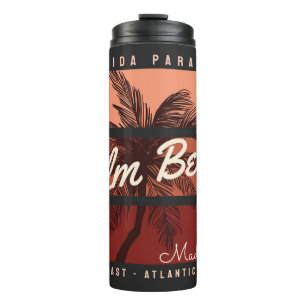 Palm Beach Florida Paradise Thermosbecher