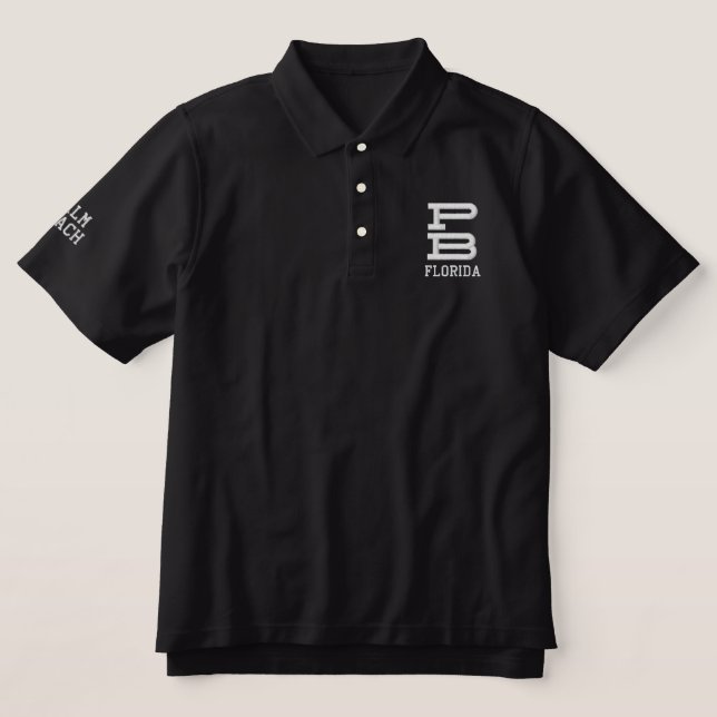 Palm Beach Florida Polo Shirt (Design Vorderseite)