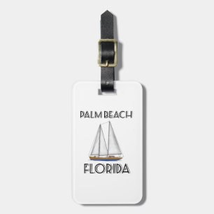 Palm Beach-Florida-Segeln Gepäckanhänger