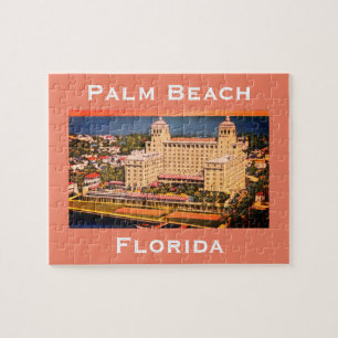 Palm Beach, Florida - Vintage Skyline-Foto
