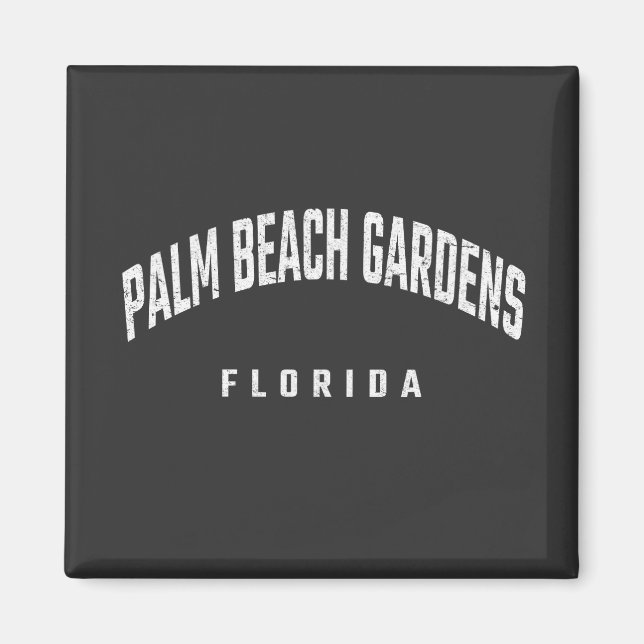 Palm Beach Gardens Florida FL Magnet (Vorne)