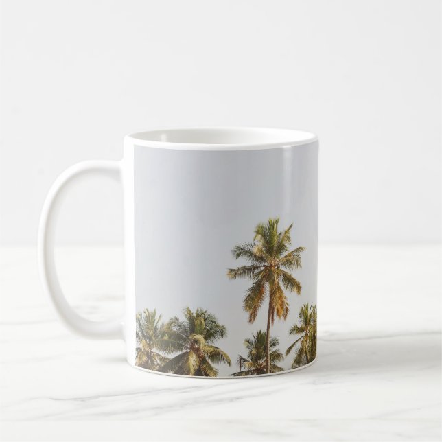 Palm Beach Landschaftliche Aussicht Kaffeetasse (Links)