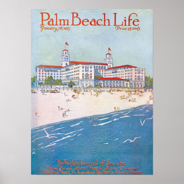 Palm Beach Life #11, Print Poster (Vorne)