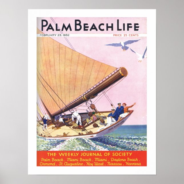 Palm Beach Life #15 Print Poster (Vorne)