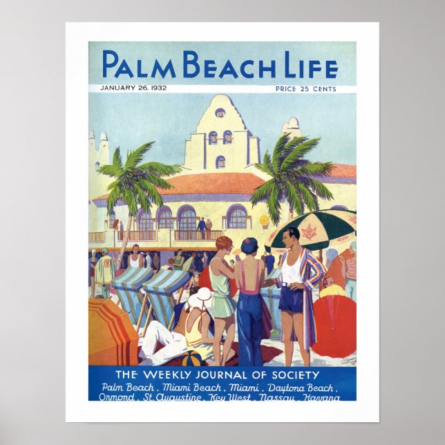 Palm Beach Life #8 Print Poster (Vorne)