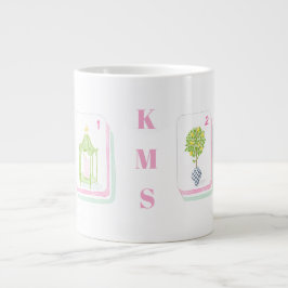 Palm Beach Mahjong-Kachel Personalized 15 Oz  Jumbo-Tasse