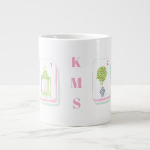 Palm Beach Mahjong-Kachel Personalized 15 Oz  Jumbo-Tasse