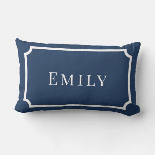Palm Beach Preppy Kissen mit personalisiertem Name