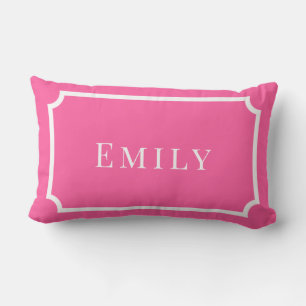 Palm Beach Preppy Kissen mit personalisiertem Name