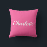 Palm Beach Preppy Personalized Name Throw Pillow Kissen<br><div class="desc">Colorful Custom Name Dorm Pillow | Preppy College Dorm Decor Brighten your space with this Palm Beach preppy personalized name throw pillow, featuring a bold custom name in vibrant resort-inspired colors. Designed with a clean script style and cheerful coastal palette, this pillow adds personality and color to college dorm rooms,...</div>