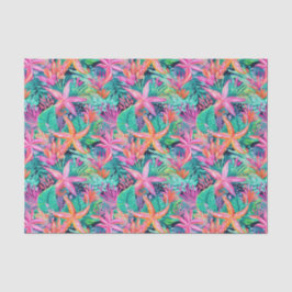 Palm Beach Tropical Island Unterwasser Starfish Seidenpapier