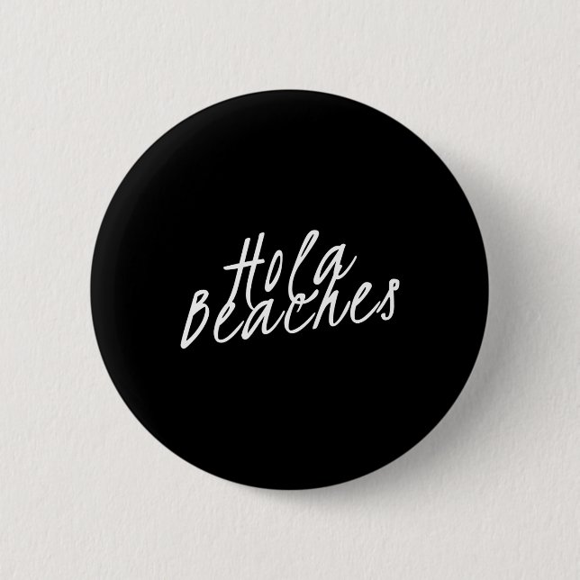 Palm Beach Tropical von Hola Beach Button (Vorderseite)