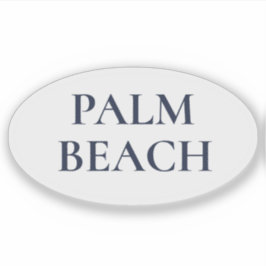 Palm Beach Vornehm Küstenstil Aufkleber