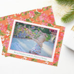 Palm Beach Weihnachten Rosa & Orange Ornamente Fot<br><div class="desc">PreppyPrint.com - Feiern Sie Weihnachten im Stil! Fügen Sie Ihre personalisierte Touch zu diesen Fotokarten hinzu. Übertragen Sie dieses Design auch auf die Produkte Ihrer Wahl! Bitte besuchen Sie meinen Designer-Shop,  PreppyPrint.com,  um die Dinge zu koordinieren.</div>