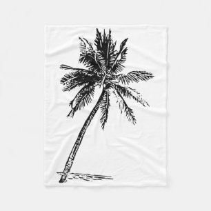 Palm Beachwear Strandoutlook Surfen Aloha Retro Pa Fleecedecke