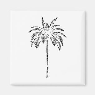 Palm Beachwear Strandoutlook Surfen Aloha Retro Pa Magnet