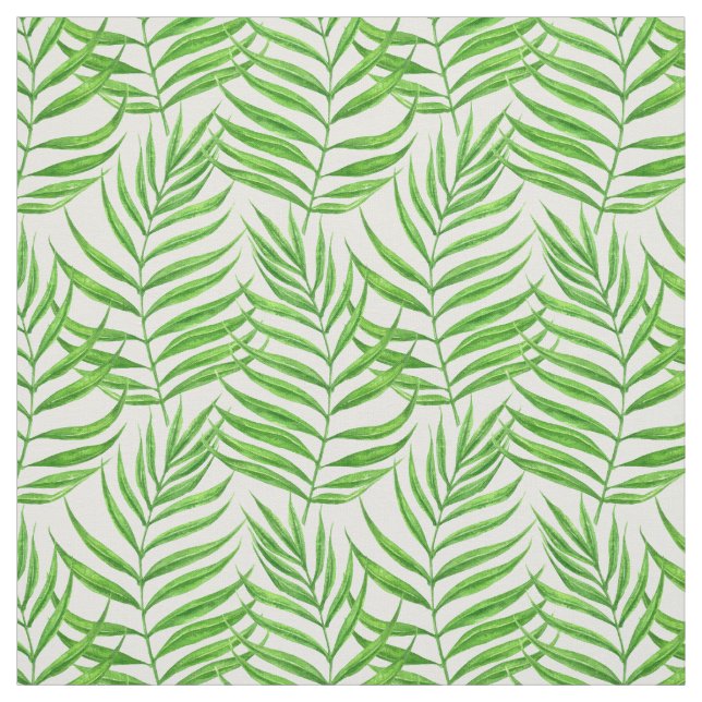 Palm Blätter Aquarell Stoff (Muster)