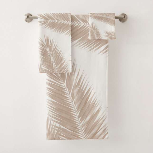 Palm Blätter Finesse Muster 4 Badhandtuch Set (Insitu)