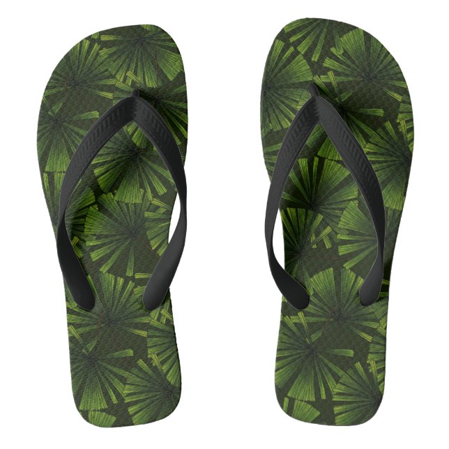Palm-Blätter Flip Flops (Fußbett)