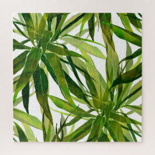 Palm-Blätter Handgemalte Muster
