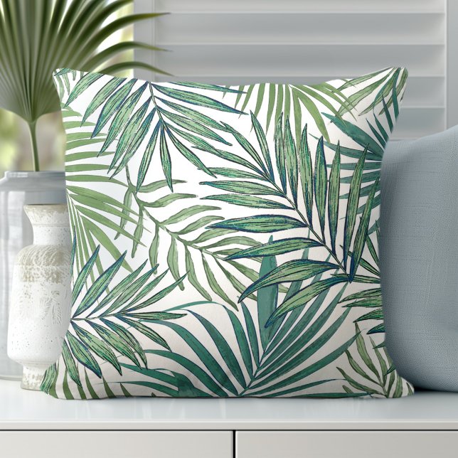 Palm Blätter Kissen (Explore Totally Coast's Exclusive Pillow Designs.)
