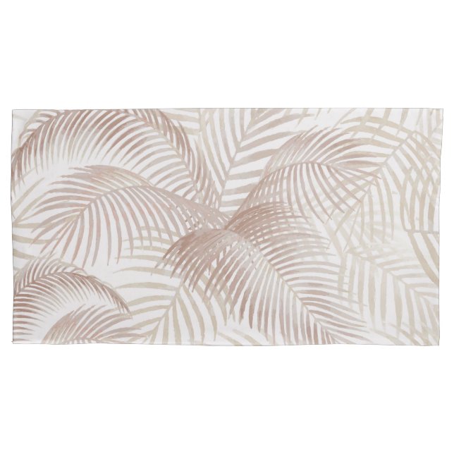 Palm-Blätter Kissenbezug (Vorderseite)