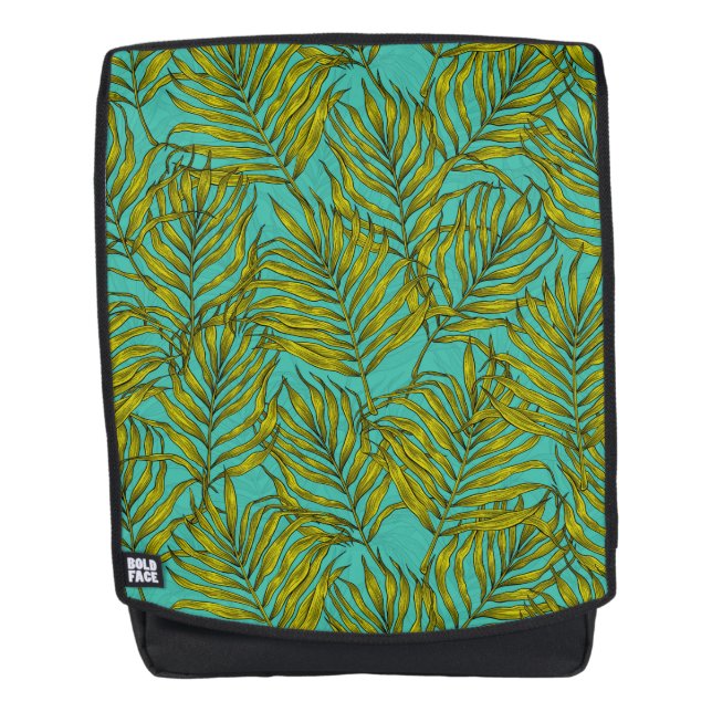 Palm-Blätter Rucksack (Vorderseite)