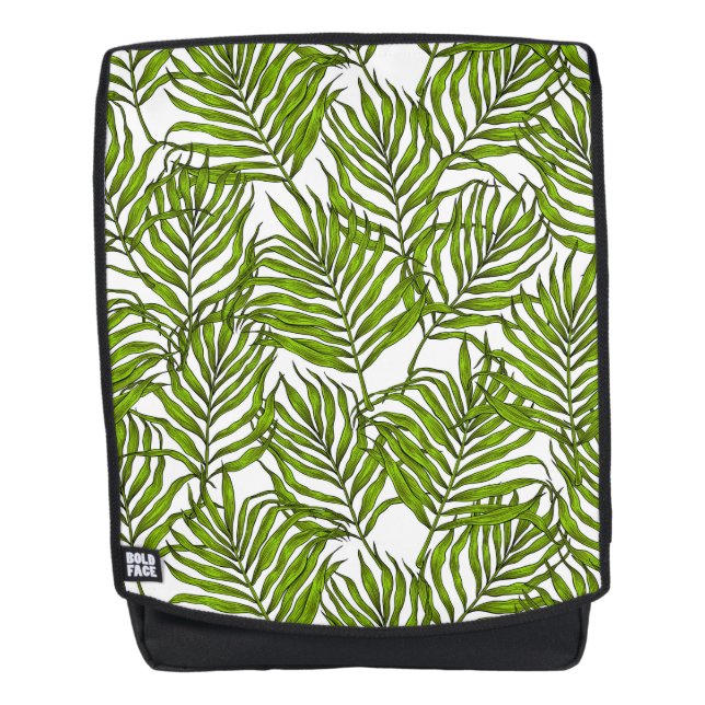 Palm-Blätter Rucksack (Vorderseite)