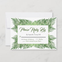 Palm Blätter und Eukalyptus Hochzeitliches Blattwe