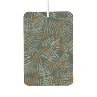 Palm-Blätter und Orangen Autolufterfrischer