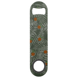 Palm-Blätter und Orangen Speed Flaschenöffner