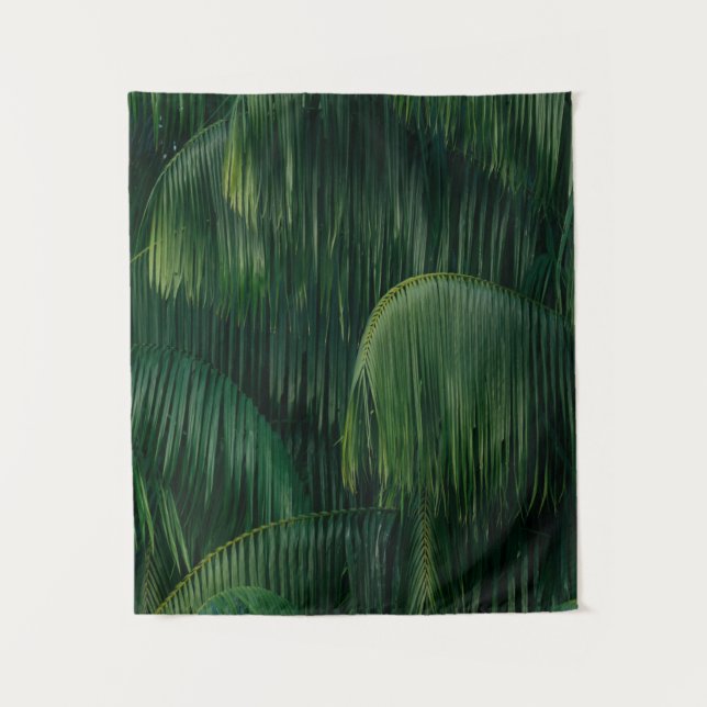 Palm-Blätter Wandteppich (Vorderseite)