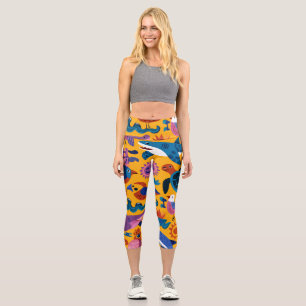 Palm Breeze High Waisted Capris Geschenk