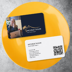 Palm Coastal Property Real Anwesen Realtor Foto QR Visitenkarte