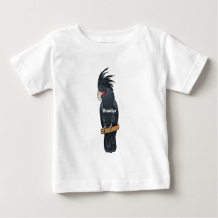 Palm Cockatoo Vogel Cartoon Illustration Baby T-shirt