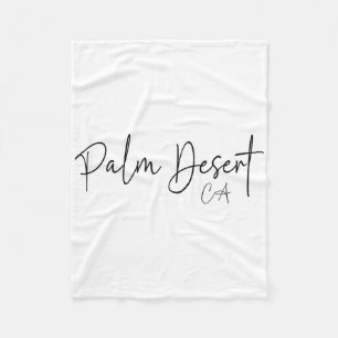 Palm Desert Kalifornien Ca Retro Fleecedecke