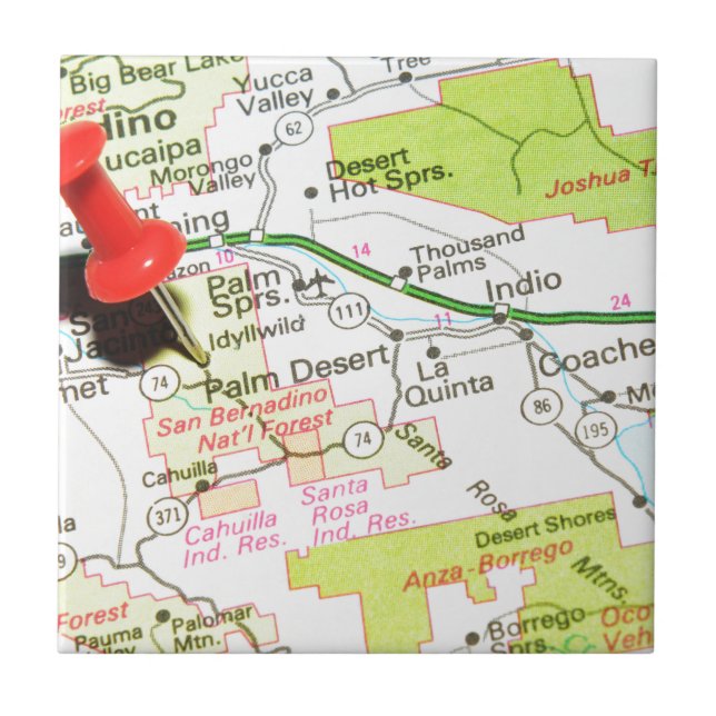 Palm Desert, Kalifornien Fliese (Vorderseite)