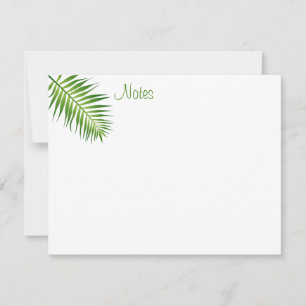 Palm Feuille tendance à la main Script Modèle Natu