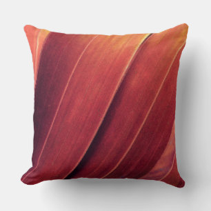 Palm Fronds in Rost und Gold Kissen