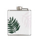Palm Getaway Personalizable Flask Flachmann (Rückseite)