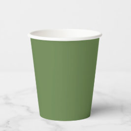 Palm Green Solid Color Pappbecher