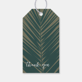 Palm Leaf | Gastgeschenk Hochzeit Tags Geschenkanhänger