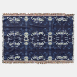 Palm Leaf in Delft Blue Decke