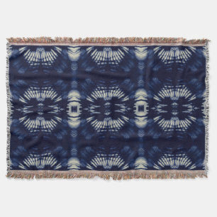 Palm Leaf in Delft Blue Decke