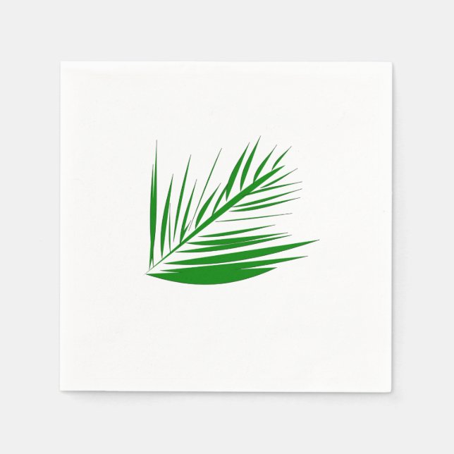 Palm Leaf Paper Napkins Serviette (Vorderseite)