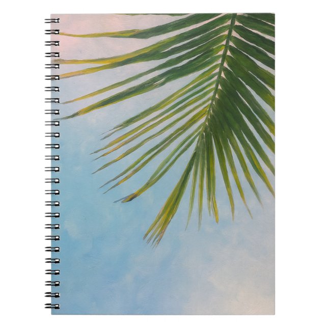 Palm Leaf Spiral Notebook Notizblock (Vorderseite)
