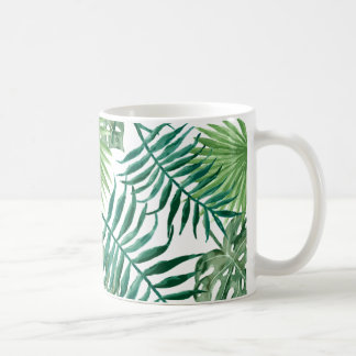 palm leafs mug aquarell tumblr kaffeetasse